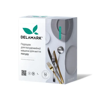 Порошок для миття посуду в посудомийці DeLaMark 1 кг (4820152330376)