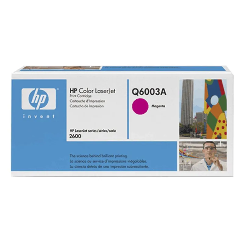 Картридж HP CLJ 124A Magenta, CLJ 1600/2600 (Q6003A)