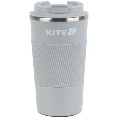 Термокружка Kite 510 мл сіра (K25-458-1)