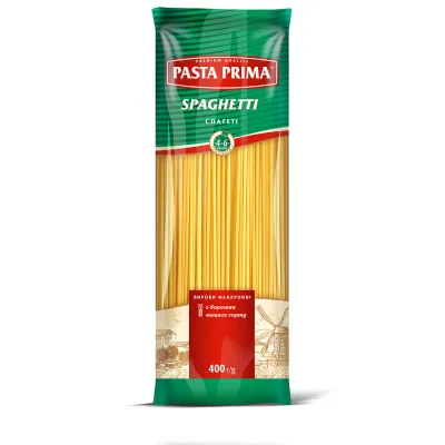 Макарони Pasta Prima Спагеті 400 г (4823096008301)