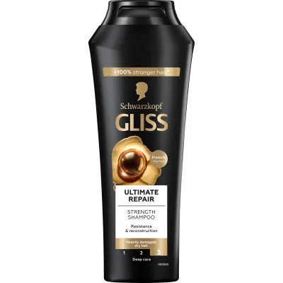 Шампунь Gliss Ultimate Repair для пошкодженого та сухого волосся 250 мл (9000100662918/9000100801416)