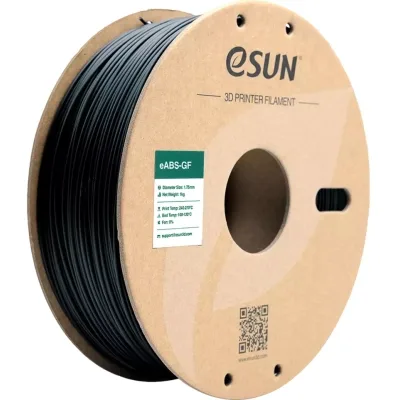 Пластик для 3D-принтера eSUN EABS-GF 1,75mm 1kg BLACK (EABS-GF-P175B1)