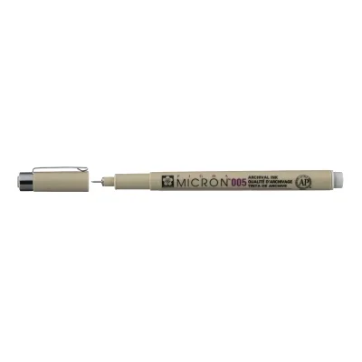 Лайнер Sakura Pigma Micron (0.05) 0,2мм світло Сірий (084511332881)