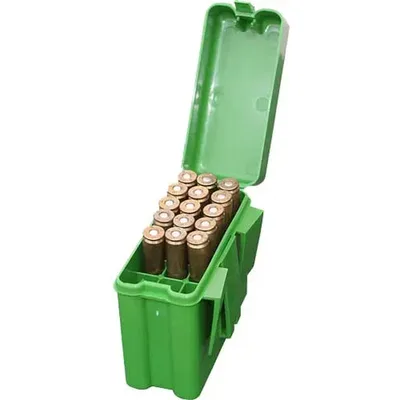 Кейс MTM д/патрон. 308win; 30-06 .308 Win (7,62/51) на 20шт. зелений