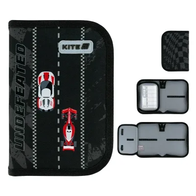 Пенал Kite Race&Win 621 , без наповнення, 1 відділення, 1 відворот (K26-621-4)