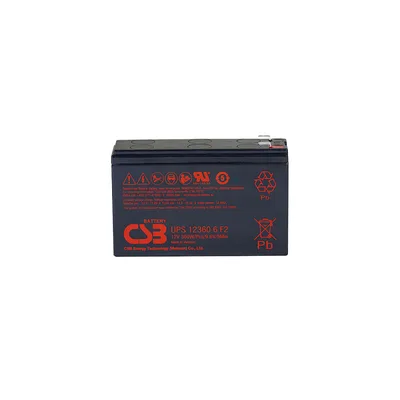 Батарея до ДБЖ CSB UPS123606F2/F1 12V 6Ah (UPS123606F2/F1)
