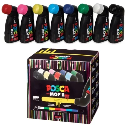 Набір маркерів UNI набір POSCA, 3-19 мм, 8 шт (PCM-22/8C)