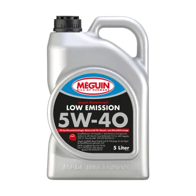 Моторна олива Meguin LOW EMISSION SAE 5W-40 5л (6574)