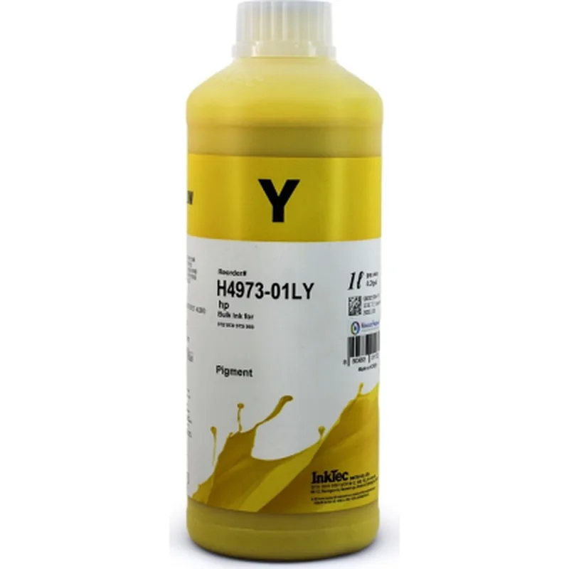 Чорнило InkTec HP PageWide Pro 452/OfficeJet Pro 9010, 1L, yellow (H4973-01LY)
