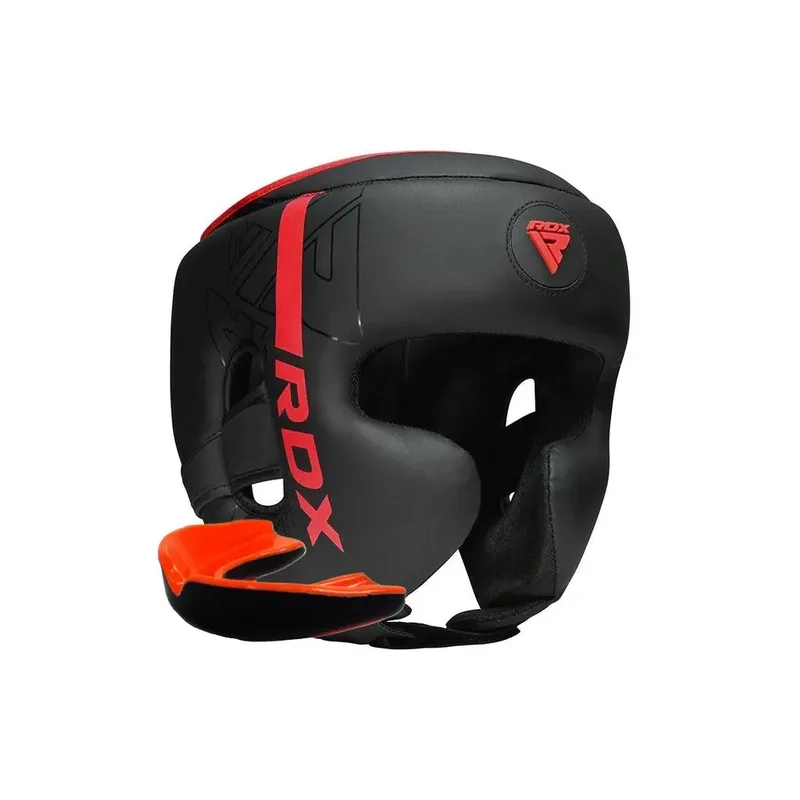 Боксерський шолом RDX F6 Kara Matte Red L (HGR-F6MR-L)