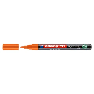 Маркер Edding Paint e-791 1-2 мм круглий помаранчевий (e-791/06n)