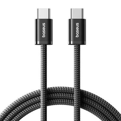 Дата кабель USB-C to USB-C 2.0m 100W (20V/5A) black Baseus (P10381400112-00)