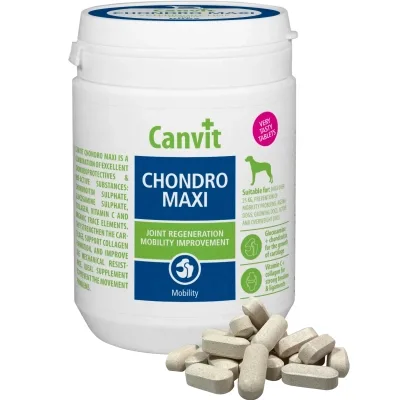 Вітаміни для собак Canvit Chondro Maxi 500 г (8595602507313)