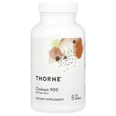 Вітамінно-мінеральний комплекс Thorne Червоний дріжджовий рис, Choleast-900, 120 капсул (THR70501)