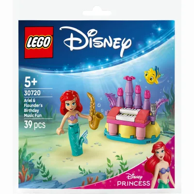 Конструктор LEGO Disney Princess Музичні розваги Аріель і Флаундера з нагоди дня народження (30720)