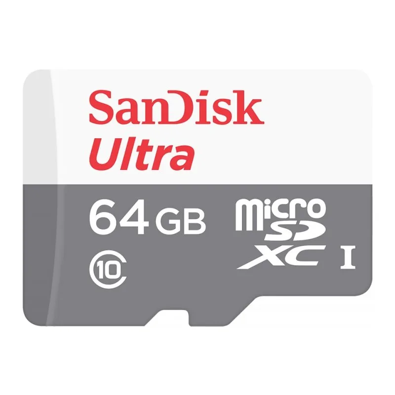Карта пам'яті SanDisk 64GB microSD class 10 Ultra Light (SDSQUNR-064G-GN3MN)