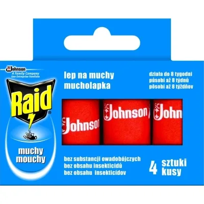 Липка стрічка від комах Raid Essentials Від мух 4 шт. (4000290001608)