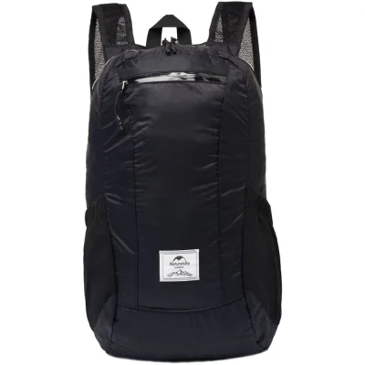 Рюкзак туристичний Naturehike Ultralight NH17A012-B, 18 л, чорний (6927595718674)