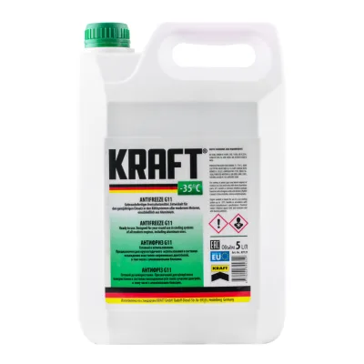 Антифриз KRAFT G11 -35 (зелений) 5 л (KF121)