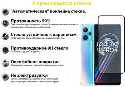 Скло захисне BeCover Realme 9 Pro Plus Black (707879)