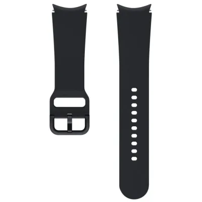 Ремінець до смарт-годинника Samsung Sport Band (20mm, M/L) Galaxy Watch 4 Black (ET-SFR87LBEGRU)