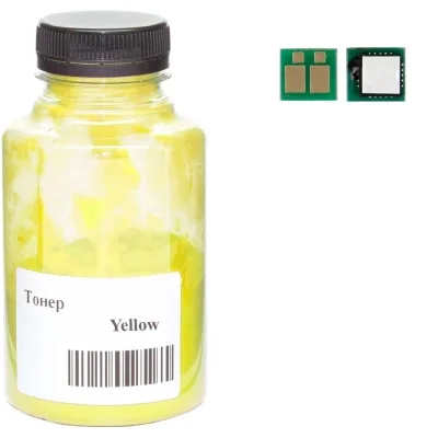 Тонер Canon IR C3025/C3025i, С-EXV54 270г Yellow developer+chip АНК (3204207)