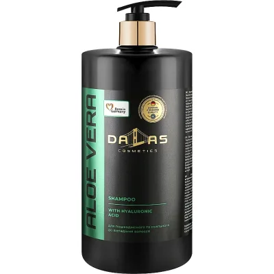 Шампунь Dalas Cosmetics Aloe Vera Shampoo З гіалуроновою кислотою та соком алое 1000 г (4823128000150)
