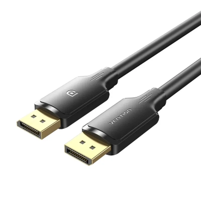 Кабель мультимедійний DisplayPort M to DisplayPort M 1.0m 4K60Hz black Vention (HAKBF)