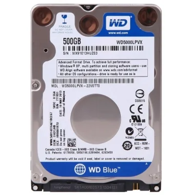 Жорсткий диск для ноутбука 2.5" 500GB WD (WD5000LPCX)