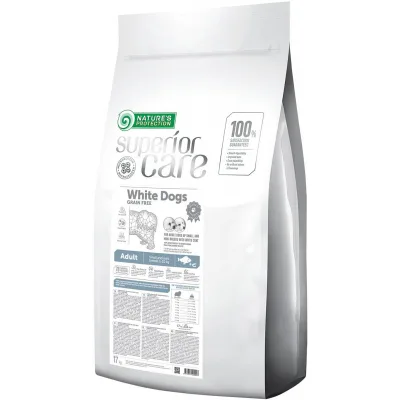 Сухий корм для собак Nature's Protection Superior Care White Grain Free Adult Small and Mini 17 кг (NPSC45994)