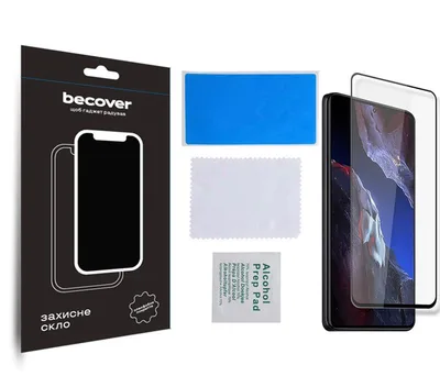 Скло захисне BeCover Poco F5 Pro Black (709744)