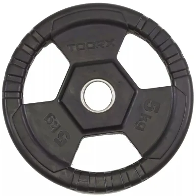 Диск для штанги Toorx 5 кг 25 мм Чорний (DGG-5) (931406)