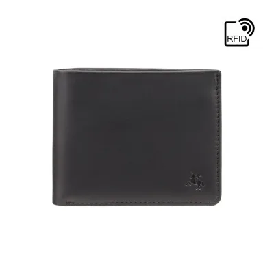 Гаманець Visconti VSL33 TAP-N-GO з RFID Black-Steel Blue (VSL33 BK/ST BL)