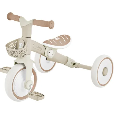Дитячий велосипед Globber Learning trike plus 2 в 1 кокосовий (737-466)