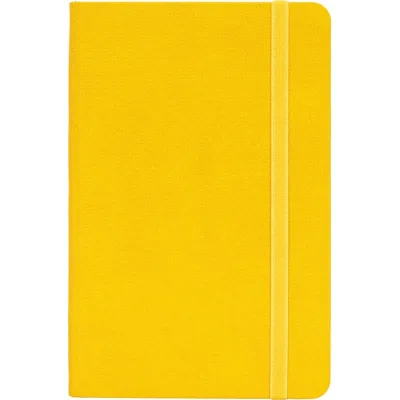 Книга записна Optima Square А5 128 аркушів клітинка жовтий (O27100-05)