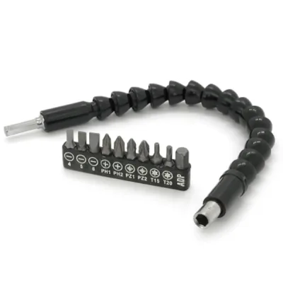 Набір біт UNI-T FLEXIBLE SCREW TOOL 10шт, з гнучким подовжувачем (FLEXIBLE SCREW TOOL)