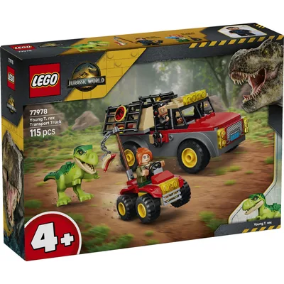 Конструктор LEGO Jurassic World Вантажівка для перевезення молодого тиранозавра (77978)