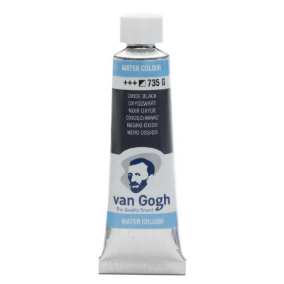 Акварельні фарби Royal Talens Van Gogh (735), Чорний оксид, туба 10 мл (8712079418113)