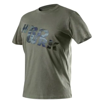 Футболка робоча Neo Tools CAMO olive, р. XL(54), з принтом (81-612-XL)