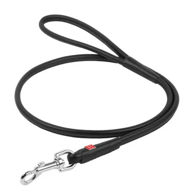 Повідець для собак WAUDOG Glamour круглий XS d 8 мм Д 122 см чорний (33771)