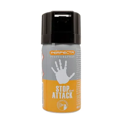 Балончик газовий перцевий Umarex Perfecta Stop Attack 10%, 40 мл, конусне розпилення