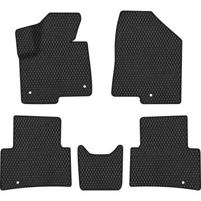 Килимок в салон EVAtech Hyundai Santa FE (DM) 5 clips 2012-2017 3 поко (HY11914CE5KH5RBB)