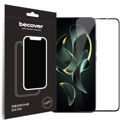 Скло захисне BeCover Xiaomi 13T/13T Pro Black (710171)
