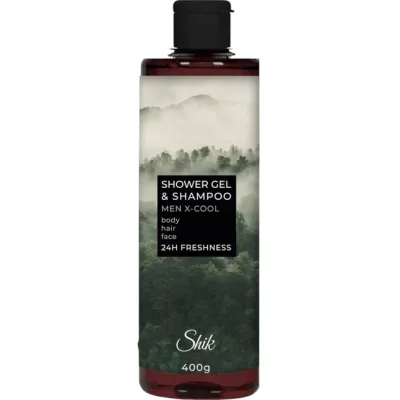Гель для душу Shik Men X-Cool Shower Gel & Shampoo 400 г (4823107607134)