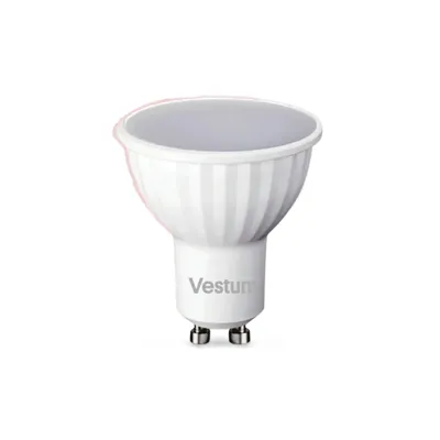 Лампочка Vestum MR16 6W 3000K 220V GU10 (1-VS-1505)