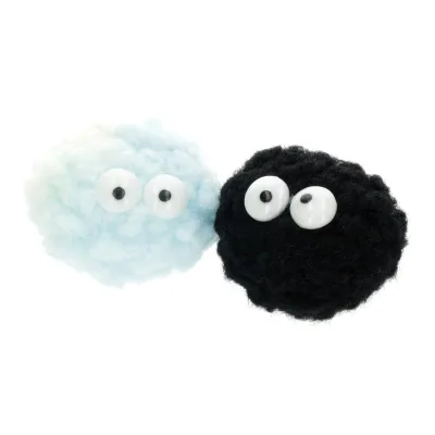 Іграшка для котів Hippie Pet М'ячики м'які різнокольорові 5 см 2 шт (HIPCT2401020)