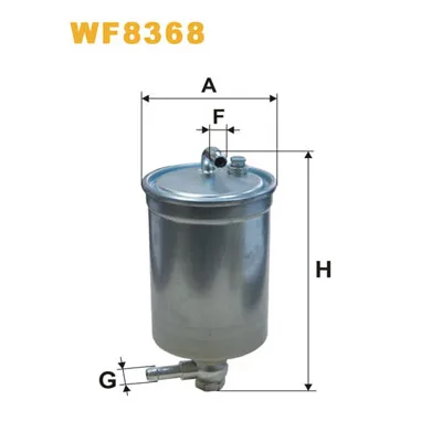 Фільтр паливний Wixfiltron WF8368