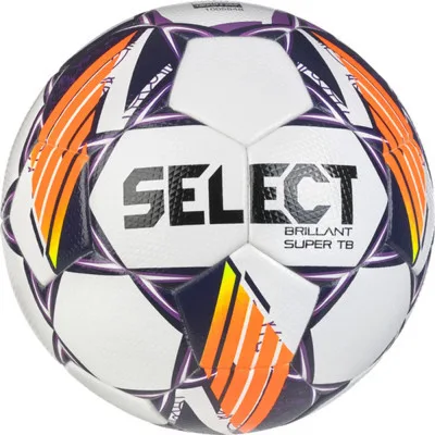 М'яч футбольний Select Brillant Super FIFA TB v24 біло-фіолетовий Уні 5 (5703543350575)