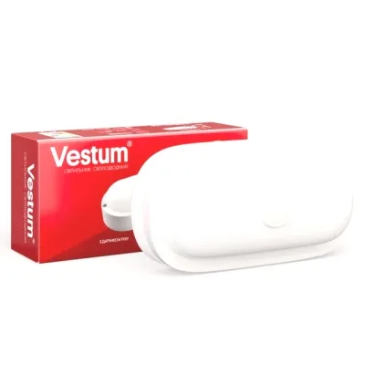 Світильник Vestum LED 12W овал 4500K 220V с датчиком руху (1-VS-7205)