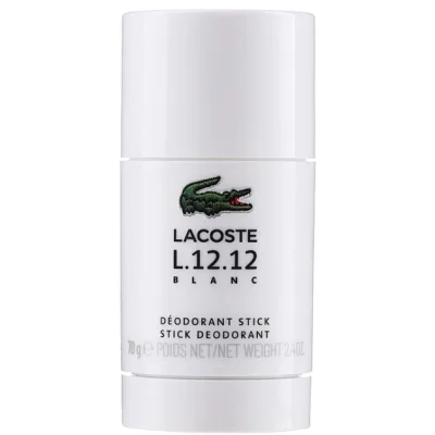 Дезодорант Lacoste L.12.12 Blanc 75 г (3386460149464)